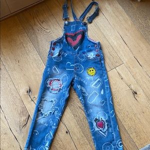 Desigual adorable heart overalls❤️